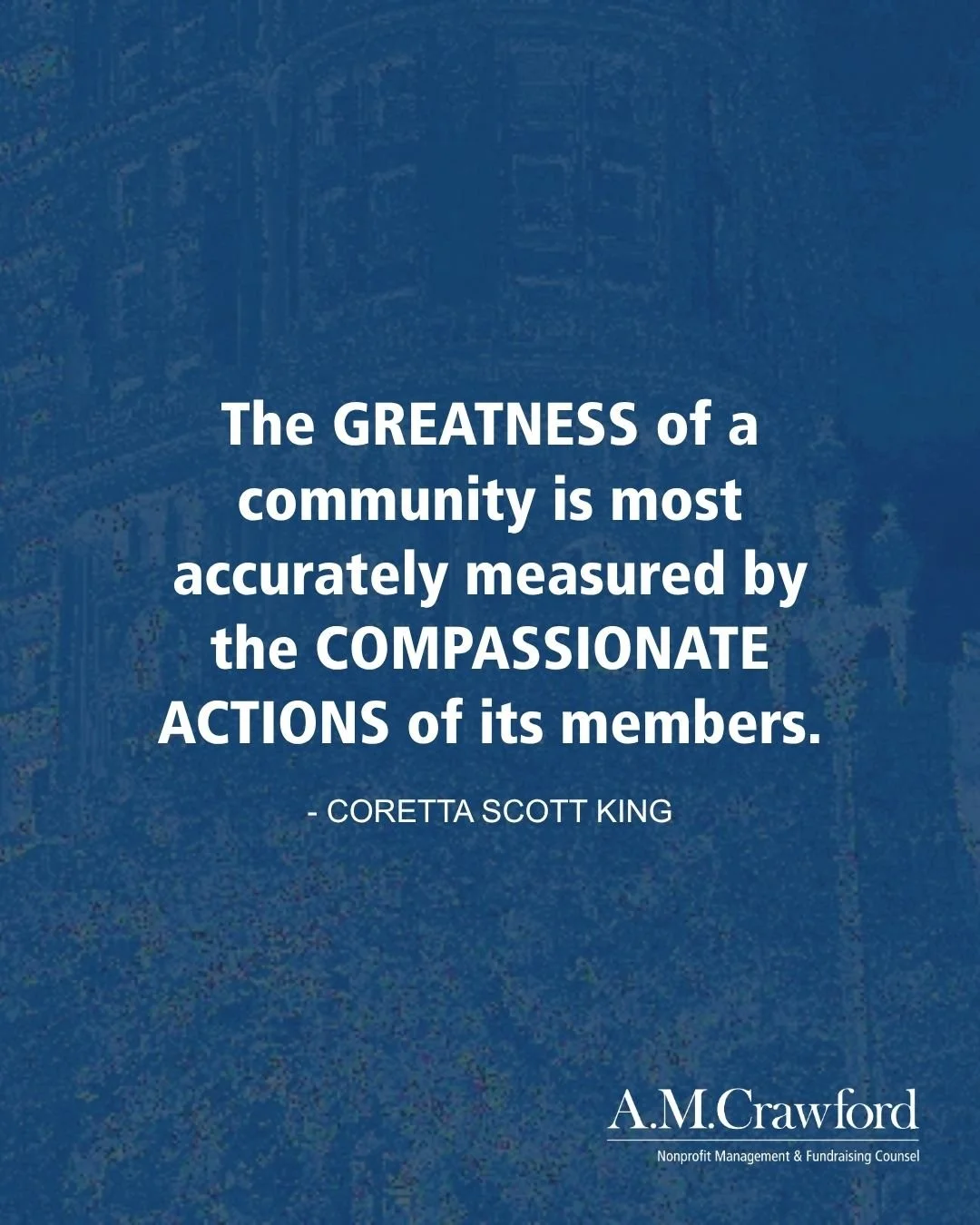 This National Volunteer Month, we&rsquo;re celebrating the individuals who turn COMPASSION into ACTION every single day &mdash; those who show up, give their time, and make a lasting difference in communities around the world. 🌍💪
.
AMC is continual