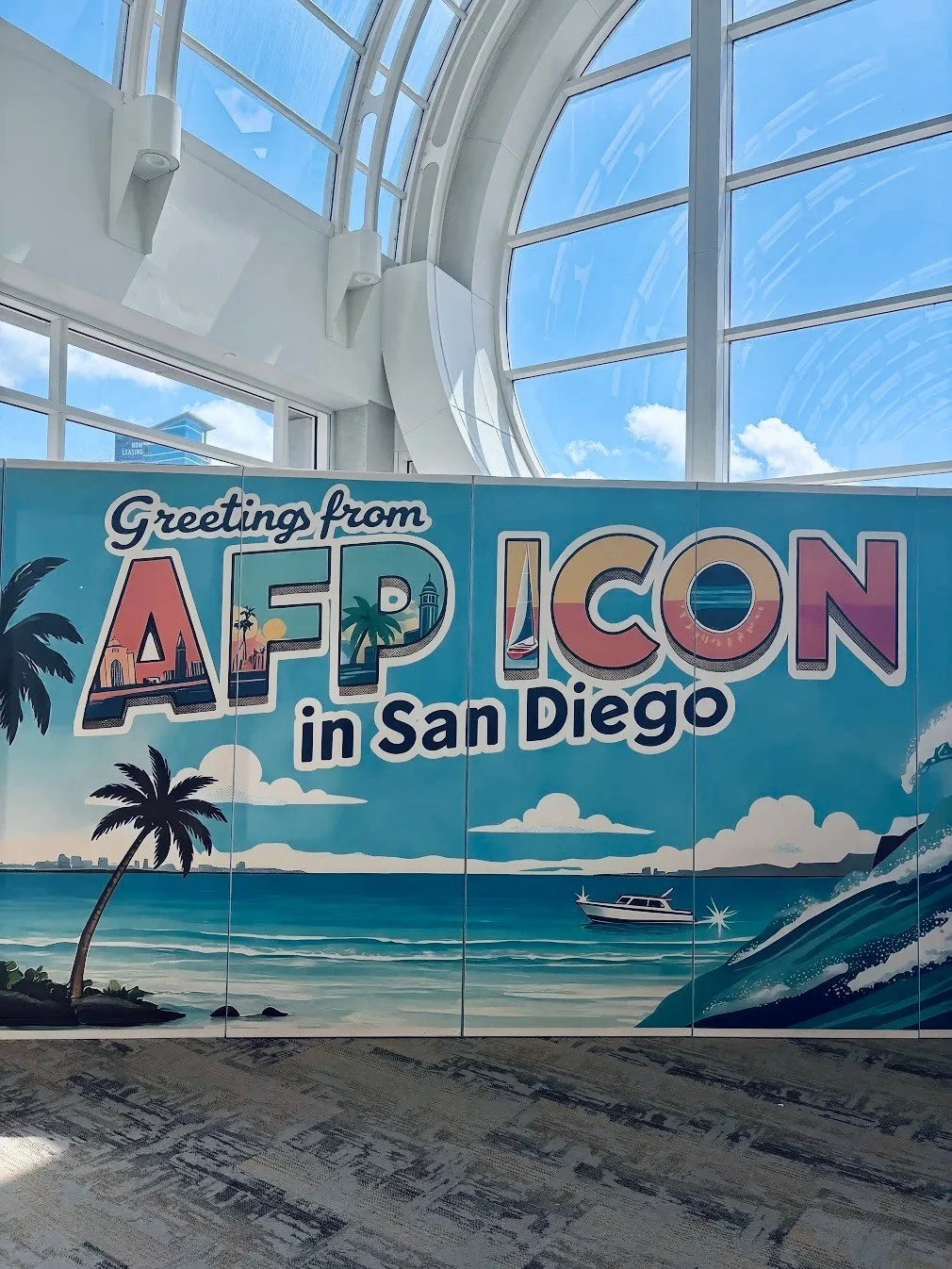 Flashback to late May, when our Development Coordinator Dianna had the opportunity to represent AMC at AFP ICON in San Diego &ndash; one of the largest gatherings of fundraising and nonprofit professionals in the world 🌴☀️
.
Throughout the conferenc