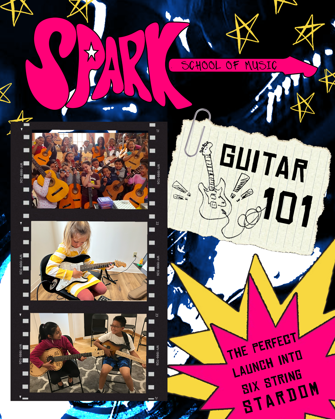 Guitar 101 - Kids Group Guitar Class in Solana Beach