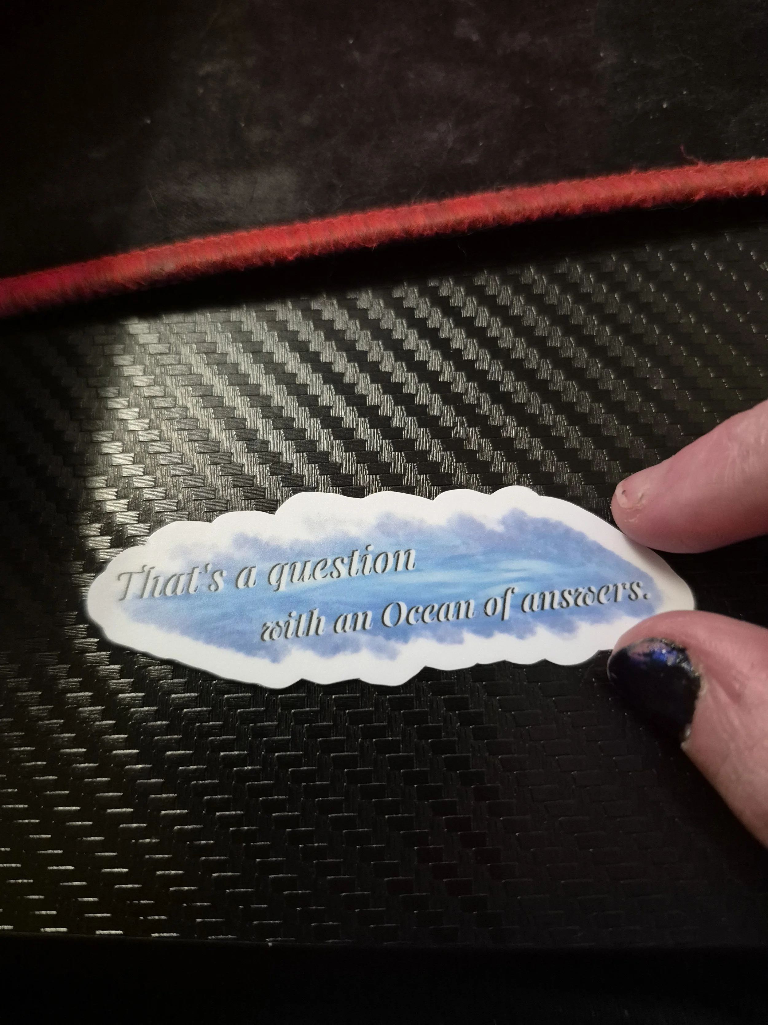 Ocean of Answers Sticker