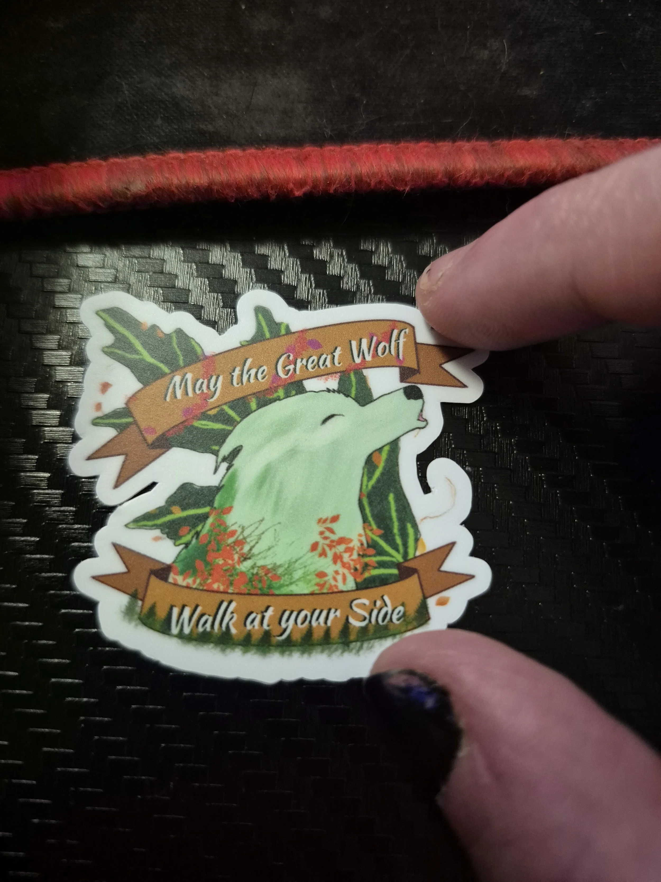 Walk at Your Side Sticker