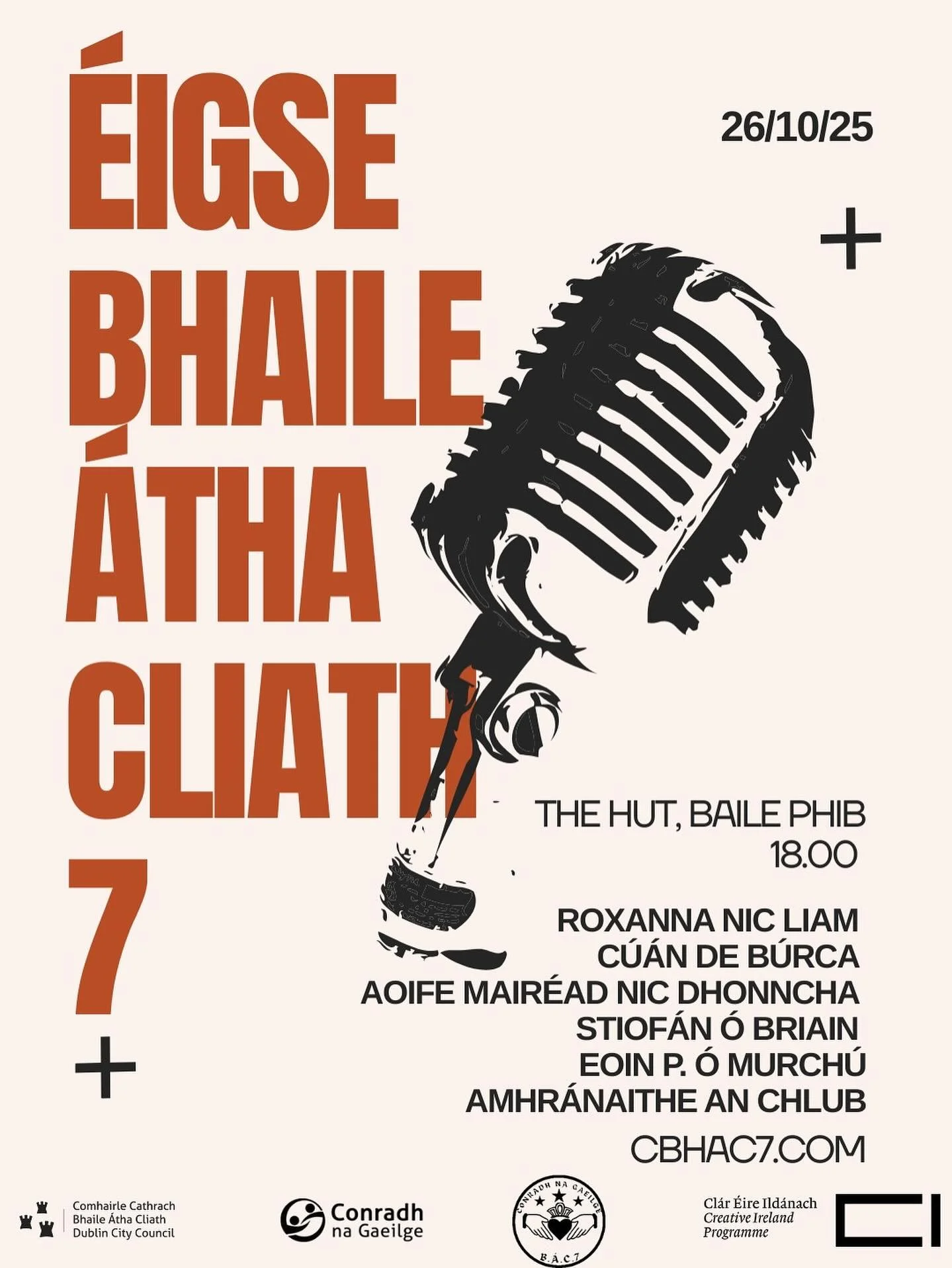 ⭐️6i.n. 26.10 The Hut, Baile Phib, O&iacute;che &Eacute;igse @craobhbhac7 mar chuid d&rsquo;Fh&eacute;ile Splanc. Tic&eacute;ad saor in aisce. Nasc so bio ⭐️