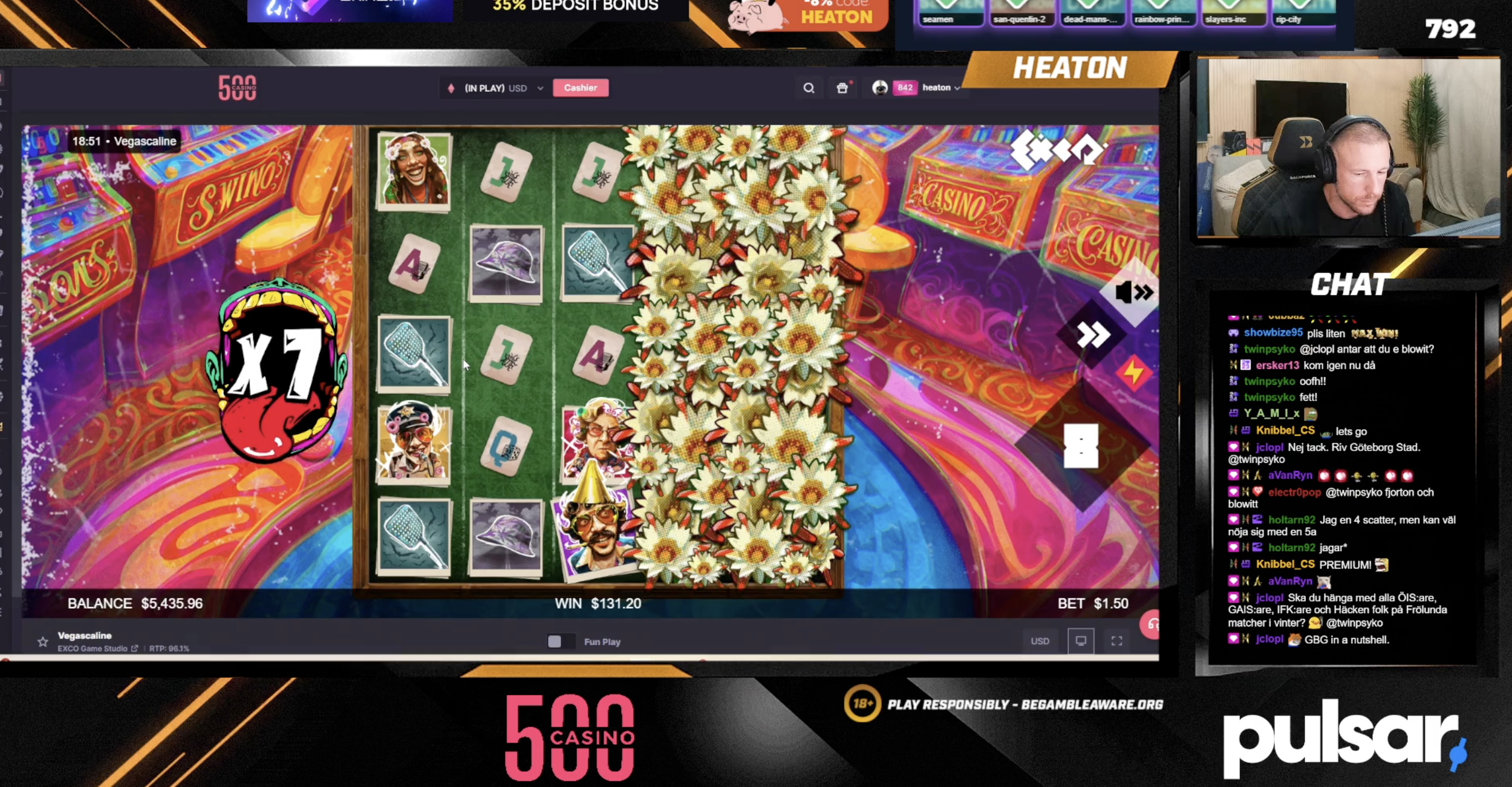 heaton streams EXCO VEGASCALINE