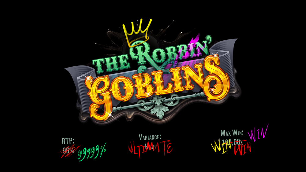 THE ROBBIN' GOBLINS original online slot game by EXCO Game Studio — goblin heist slot with GAMEX Power Bar and LockSpins