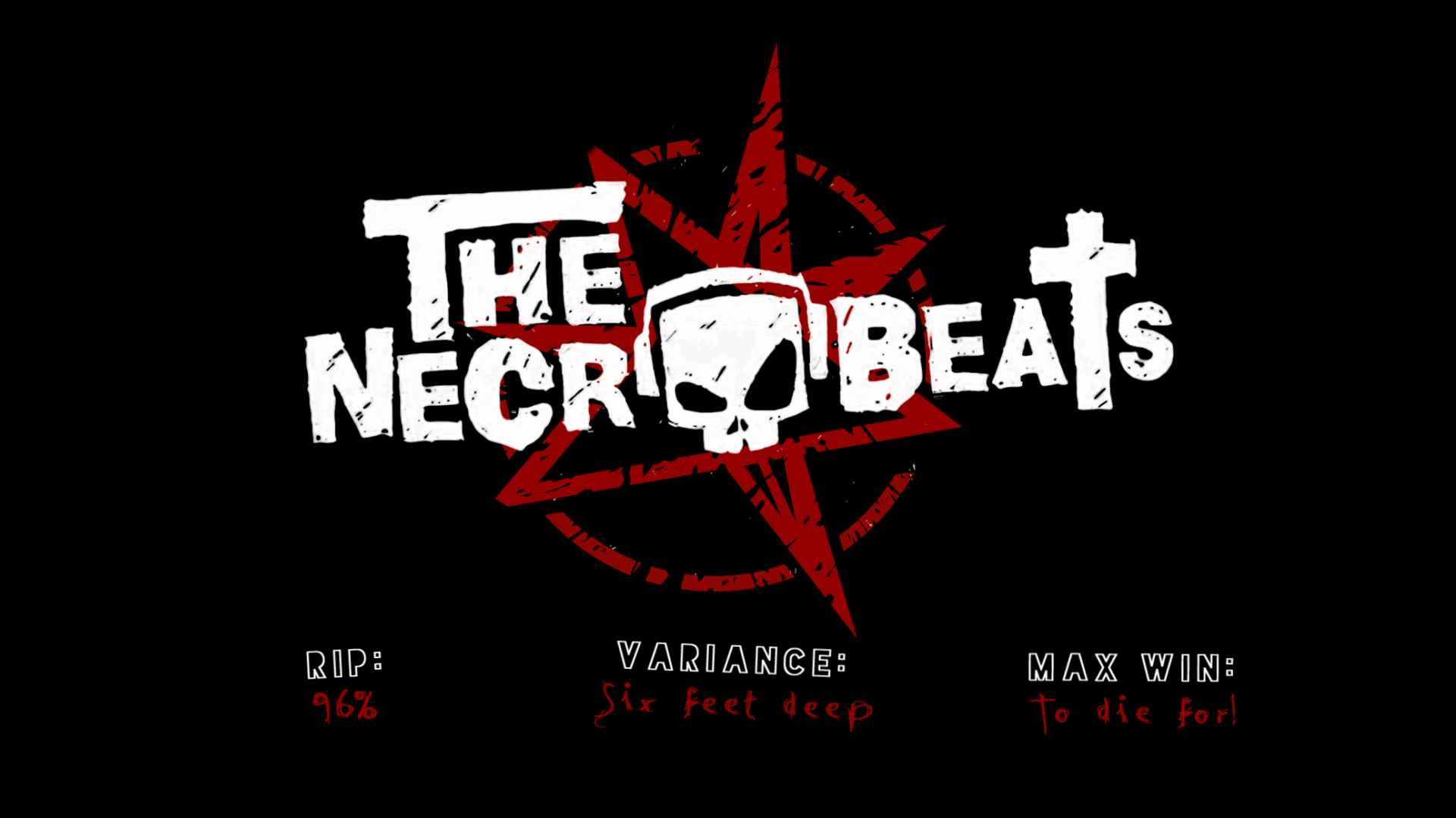 NECROBEATS by EXCO Game Studio, a music-inspired online slot game combining dark fantasy visuals, rhythm-driven features, bonus rounds, and mobile-first casino entertainment.
