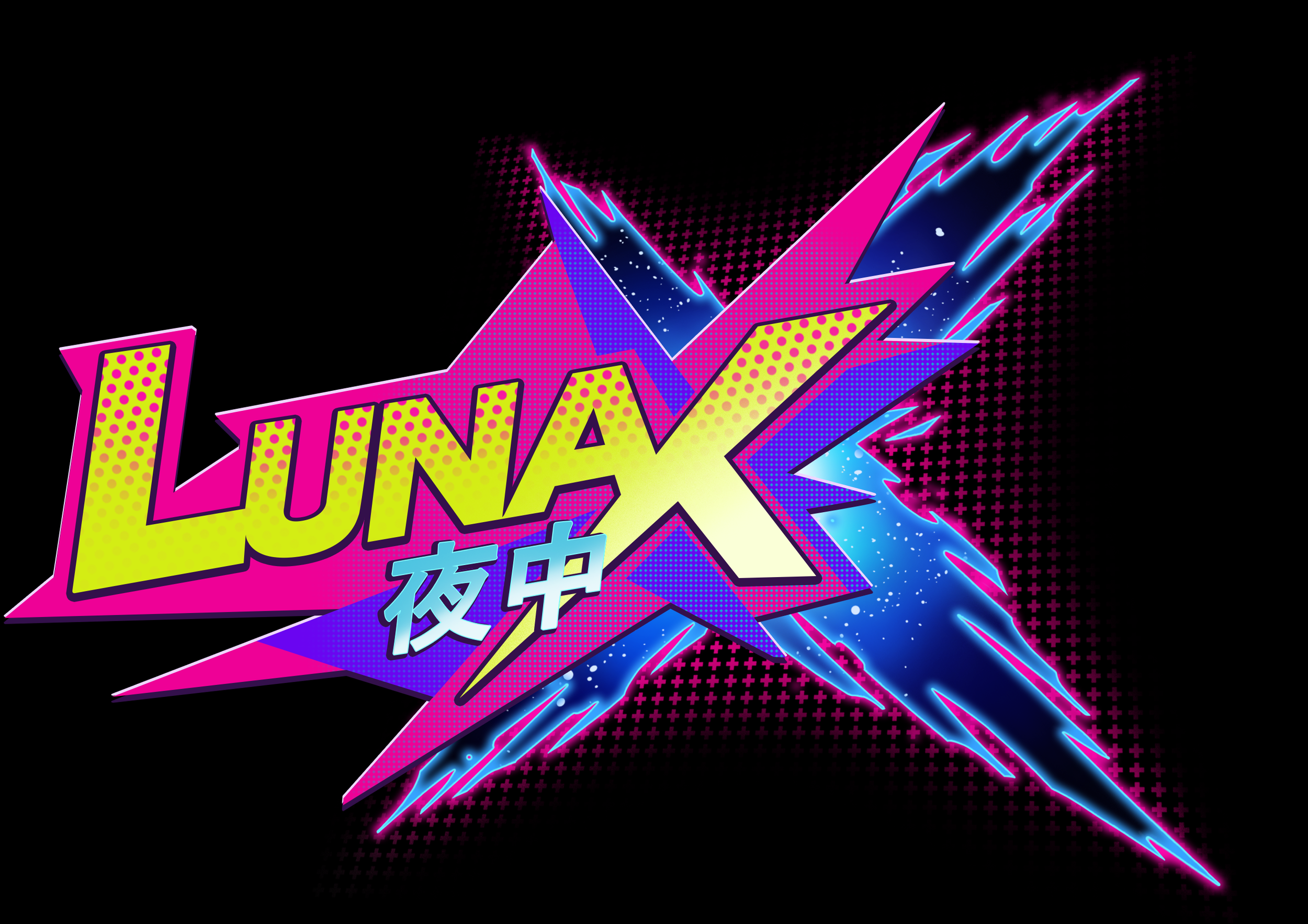 LUNA X by EXCO Game Studio, a futuristic cyberpunk online slot game featuring EXCO Lines, WildFight mechanics, PowerField multipliers, and high-energy mobile-first gameplay.