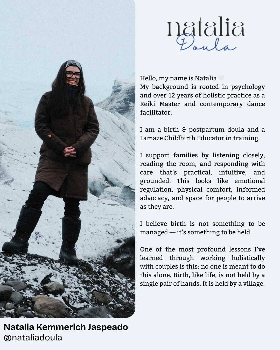 Grateful to be working in community with @collaborativedoulacollective