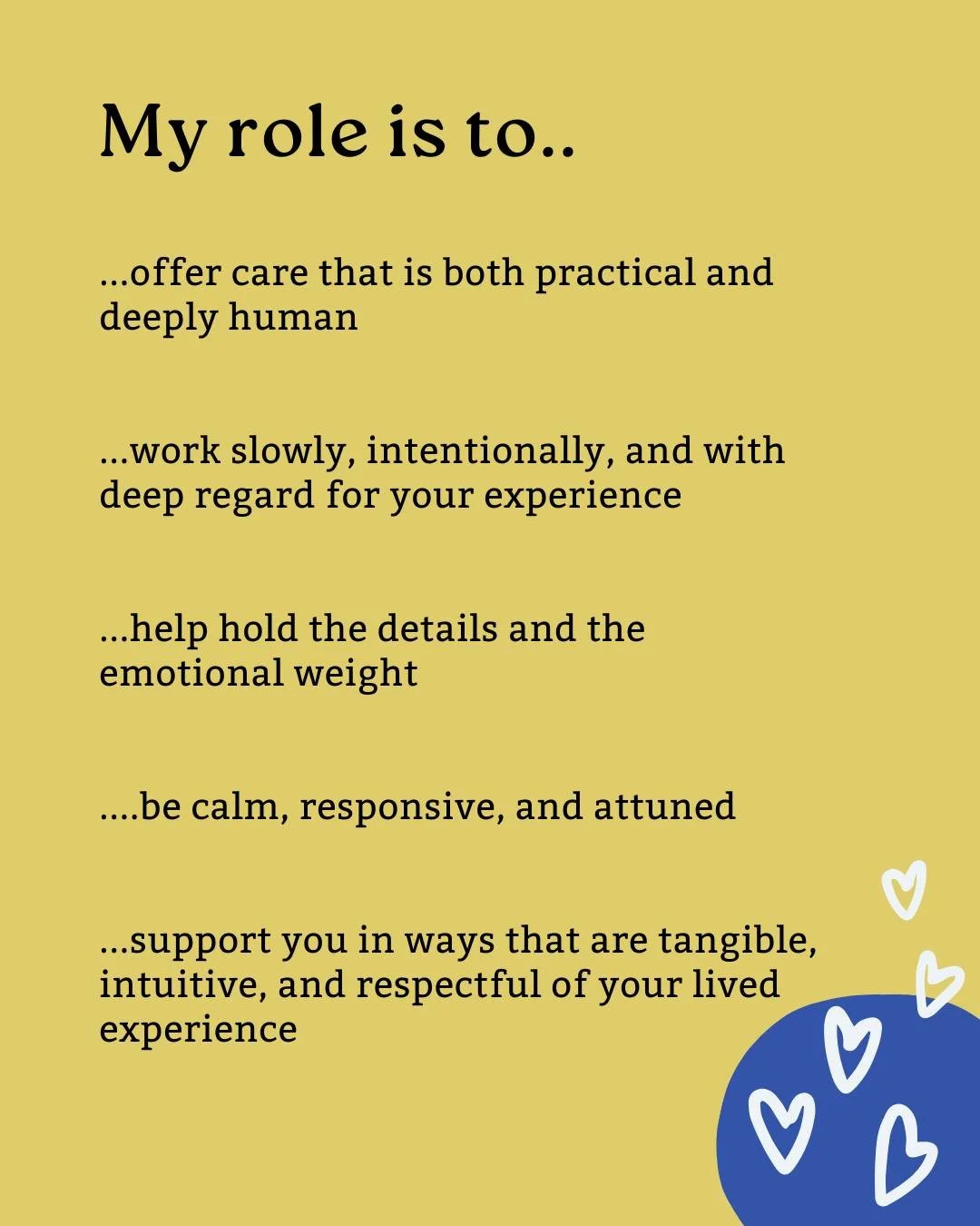 My role lives in the in-between.
Between contraction and rest.
Between uncertainty and trust.

I support families through the physical, emotional, and relational layers of pregnancy, birth, and postpartum: with care that is steady, human, and rooted 