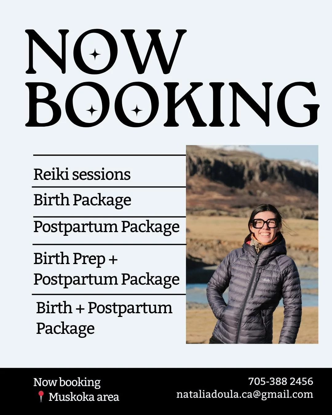 Supporting you through birth, postpartum, and everything in between 🤍

Whether you're looking for hands-on support during labour, help settling into life with your new baby, or both &mdash; I'd love to walk alongside you.

Swipe to see my packages, 