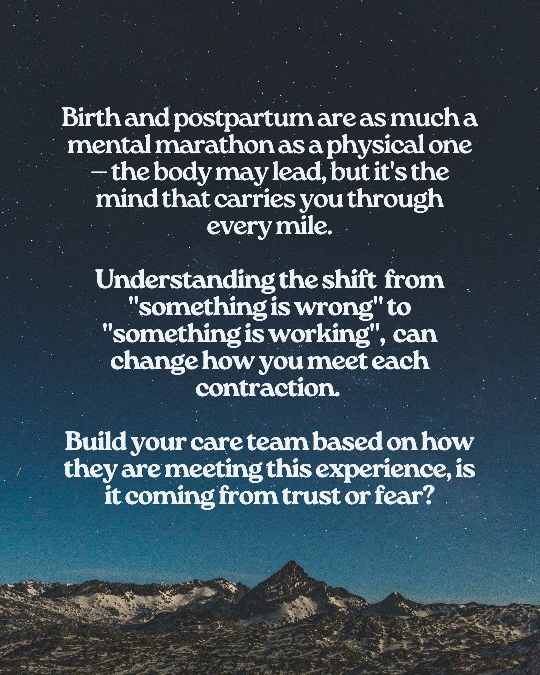 You train for the physical part: nutrition, movement, rest. But it is in understanding and preparing for what your nervous system will feel and the impact that has on the mind where it becomes important to build the tools to stay grounded when things
