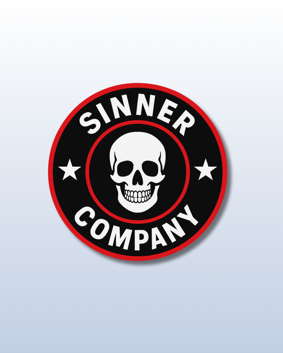 Sinner Company Logo Sticker