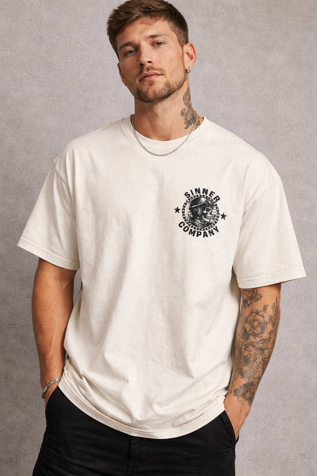 Sinner Company Moto Skull TShirt.png