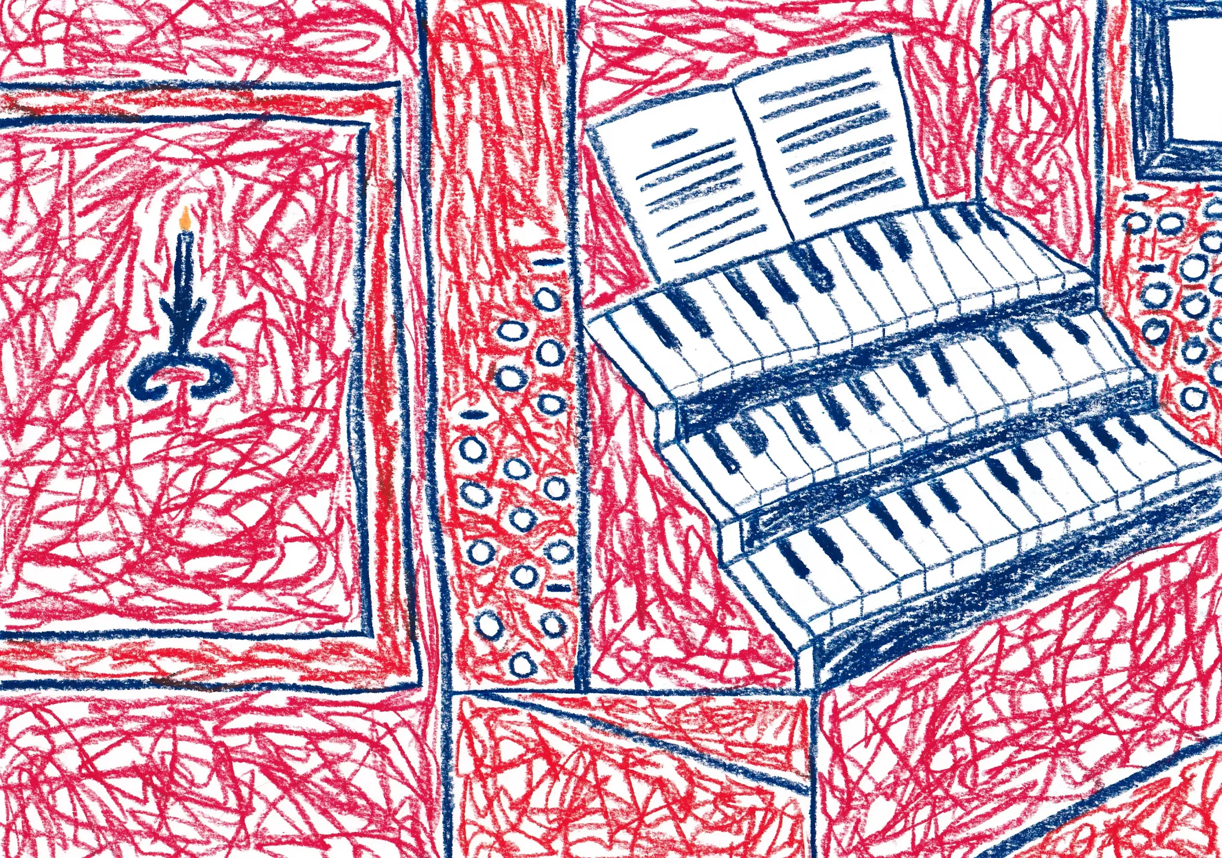 All Hail the Mighty Organ - Wax pastel
