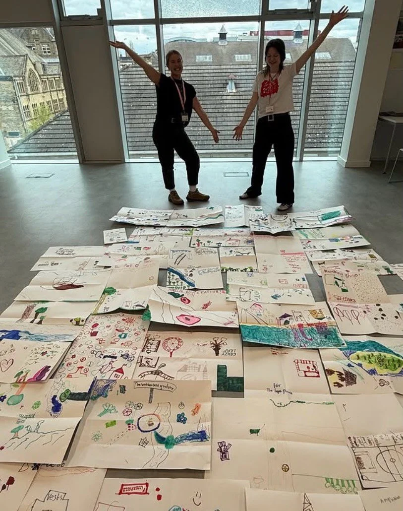 This week I helped Chol Theatre to deliver creative workshops that helped to open our imagination! 

Roughly 250 children came together having never met each other before and created new places 

We had magical forests and lakes where nature was prot