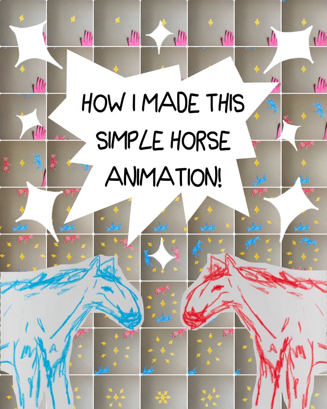 How I made this simple horse animation! 🐎🐴🎠

Look, it&rsquo;s very simple and defo not a finished product because I feel there&rsquo;s so much more I could do with this idea!

1. Most of my ideas are scribbled on a scrap of paper
2. The beginnings