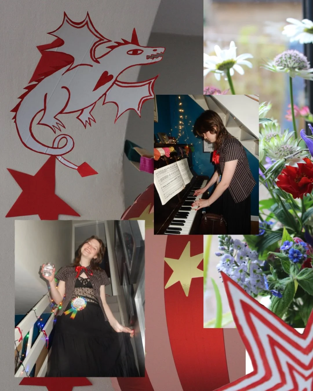 I am so full of love. My life is very very very lovely. I am oh so lucky. 

I don&rsquo;t post about my real life very often but this is an exception :)

I made all these decoration myself to the theme of &lsquo;inside my mind&rsquo;. It turns out in