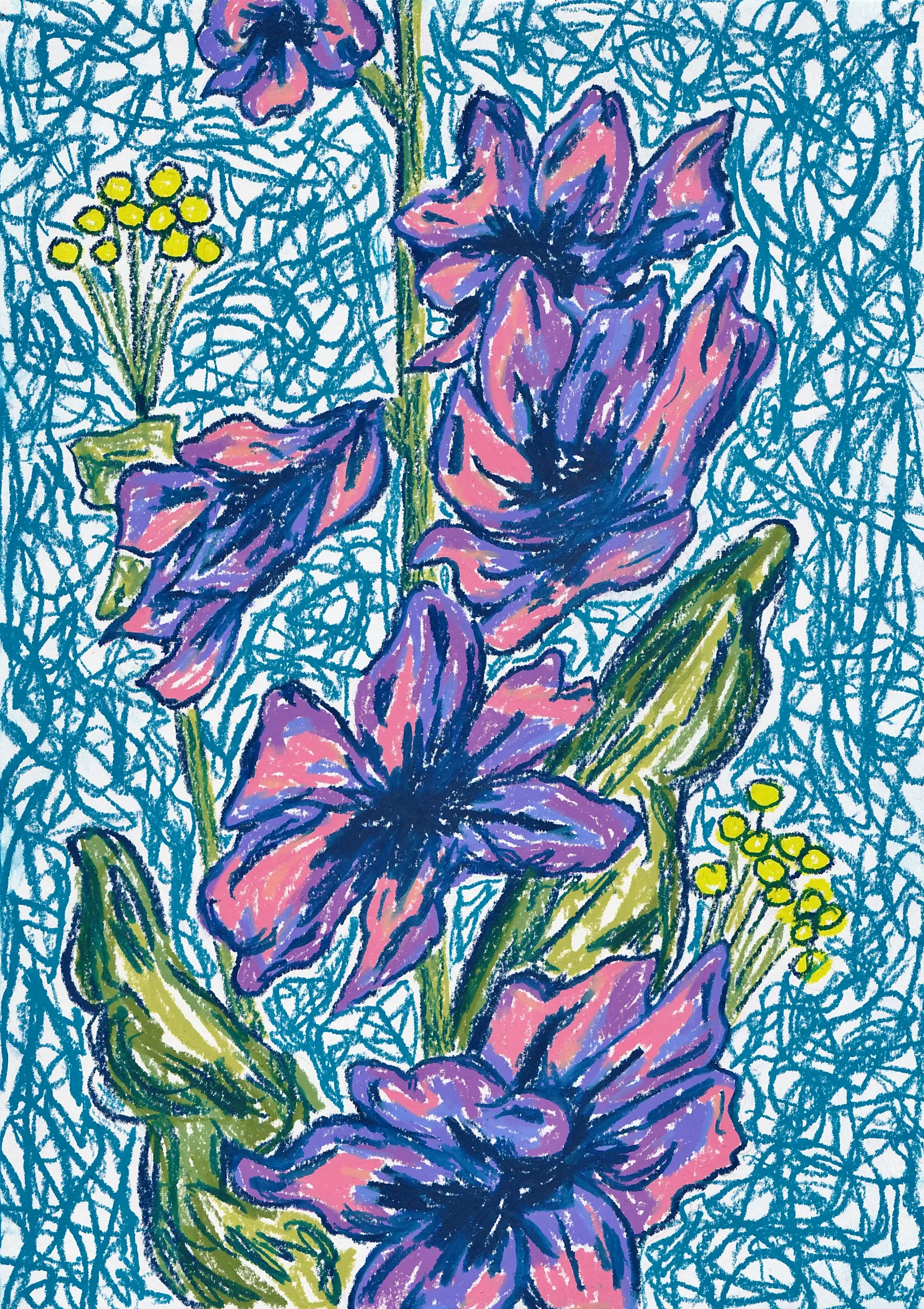 Taking Stock - Wax pastel