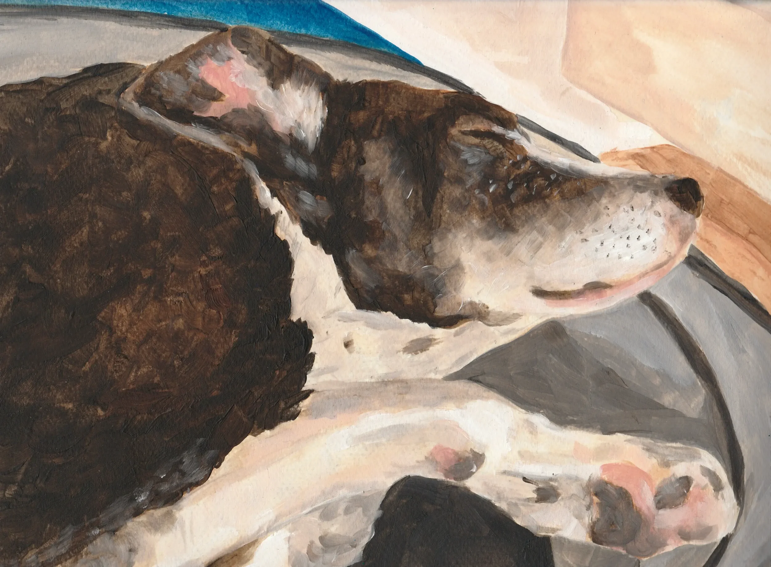 Kodie Dog - Oil paint