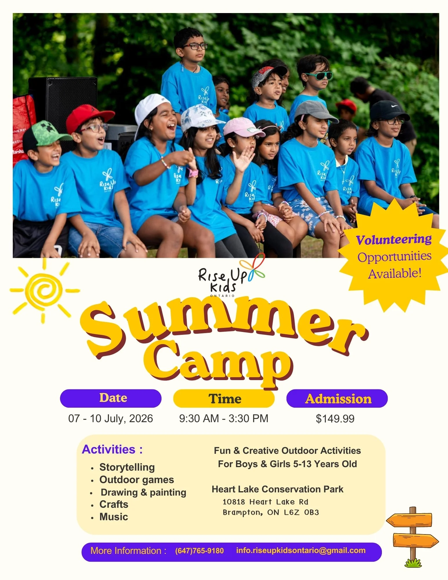 Rise Up Kids-Summer Camp