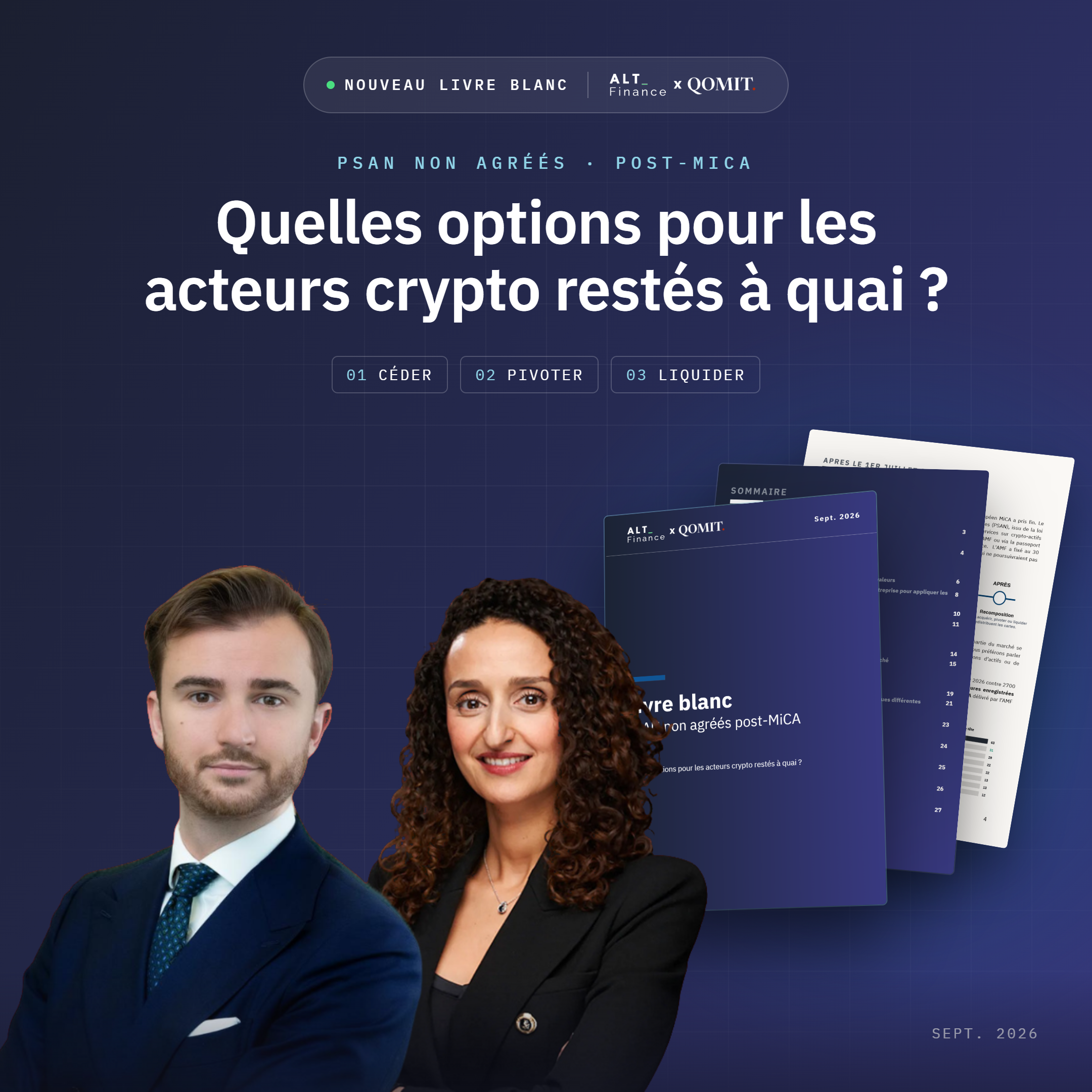 PSAN non agréés post-MiCA : quelles options pour les acteurs crypto restés à quai ?