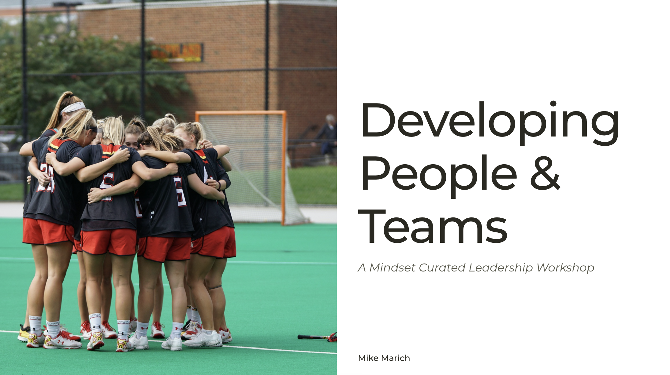 Developing People & Teams
