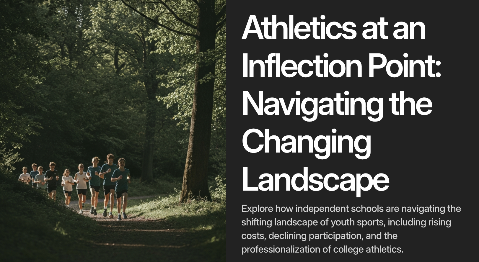 Athletics At An Inflection Point
