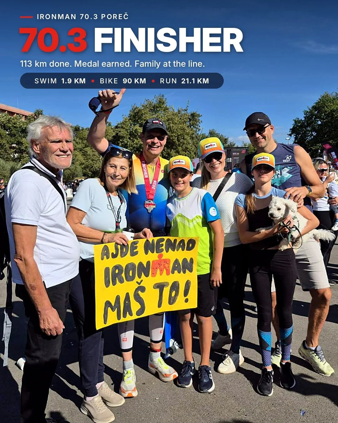 Ironman 70.3 Poreč — my slowest run off the bike. And I'm happy with it.