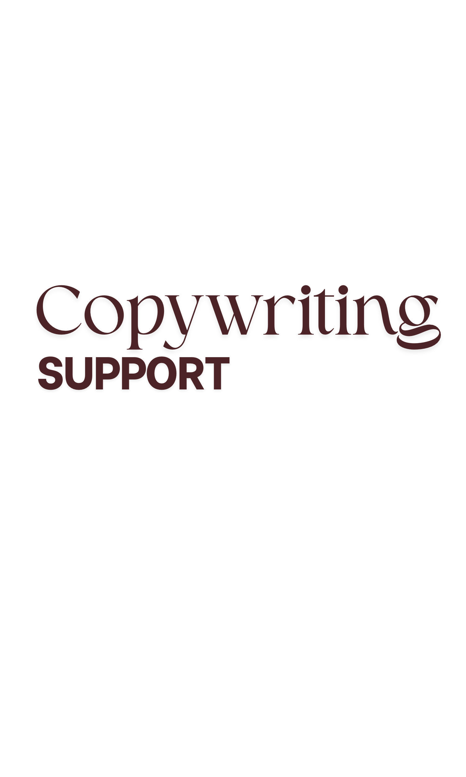 Optional Copywriting Support