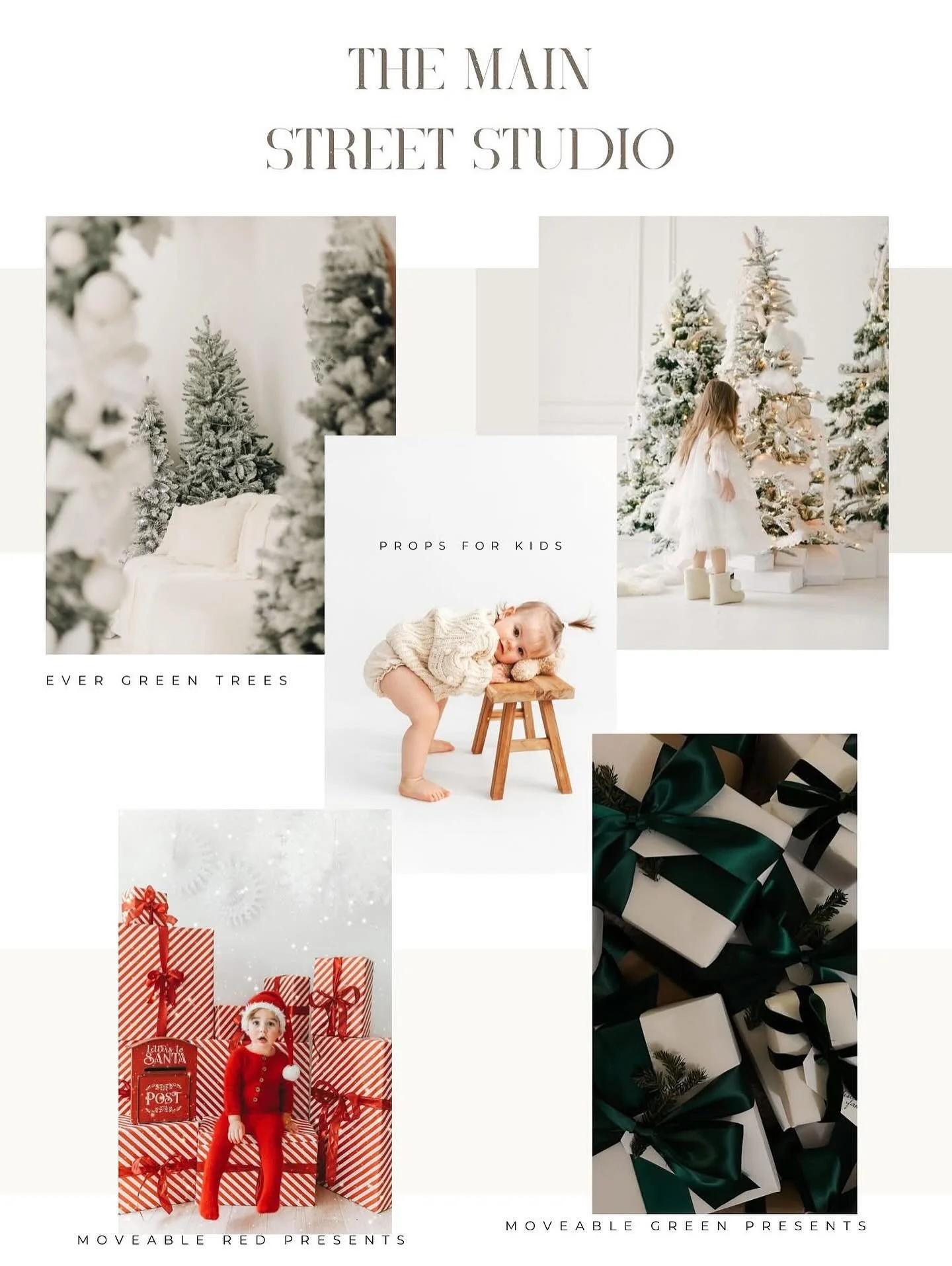 🎄✨ We are SO excited to our holiday studio d&eacute;cor will be up this coming Monday!! The studio is officially transforming into a cozy, magical Christmas wonderland, perfect for family sessions, couples, kids, or even festive branding photos. 📸✨