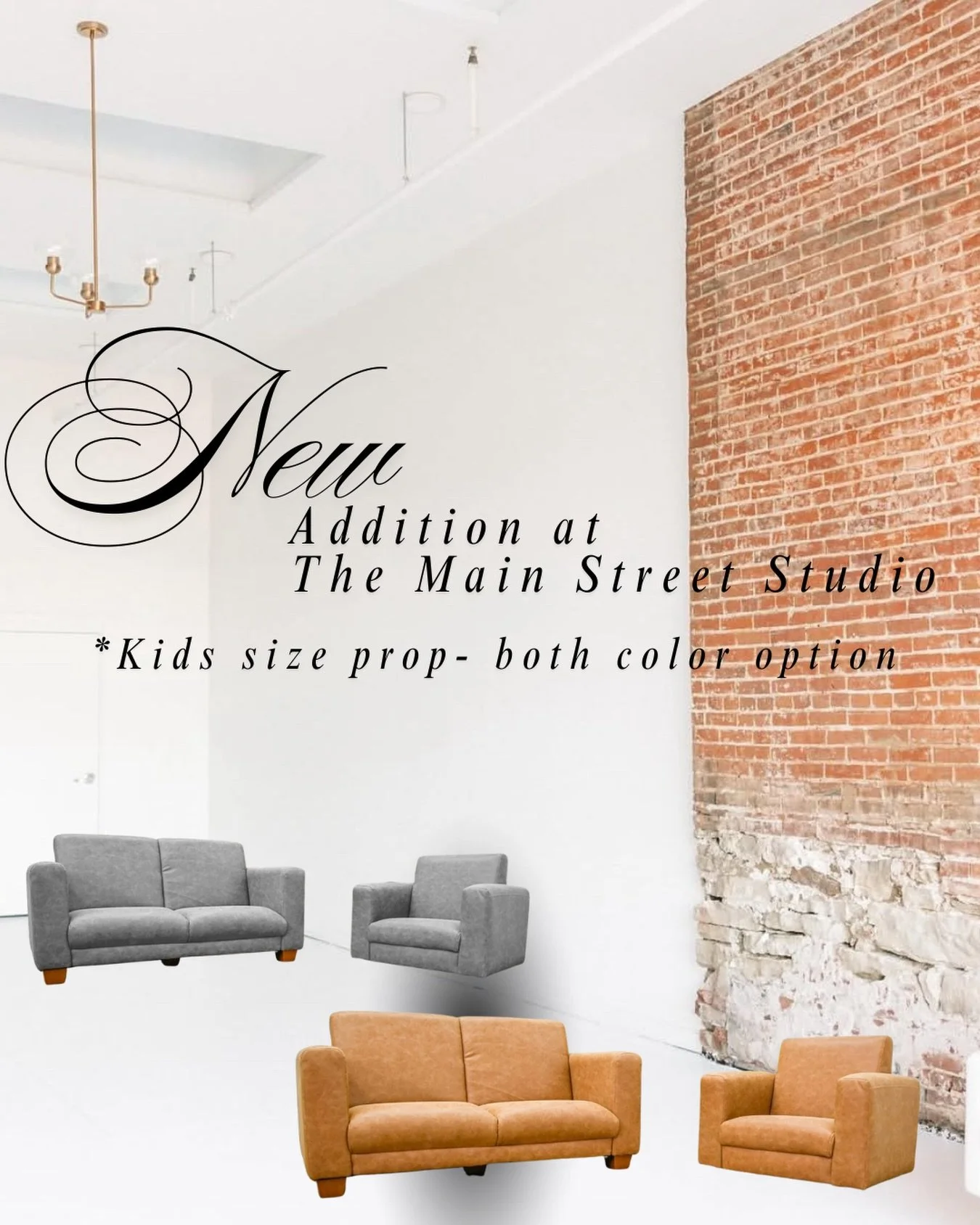 Our sweet friends @childrensfactory gifted us the absolute cutest kids prop options! We have both colors available in the space NOW for your photo shoots! Tag a photographer who&rsquo;s going to love this! **kids size prop**

#photographerstudio #stu