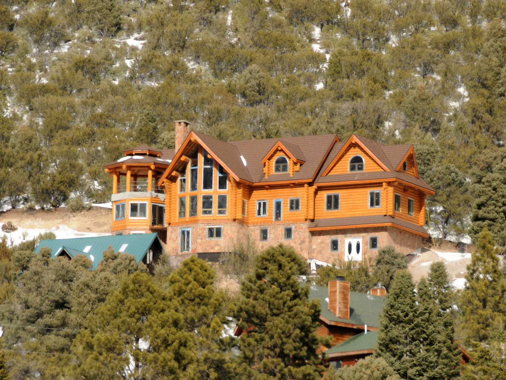 A luxury mountain lodge estate in Jackson Hole