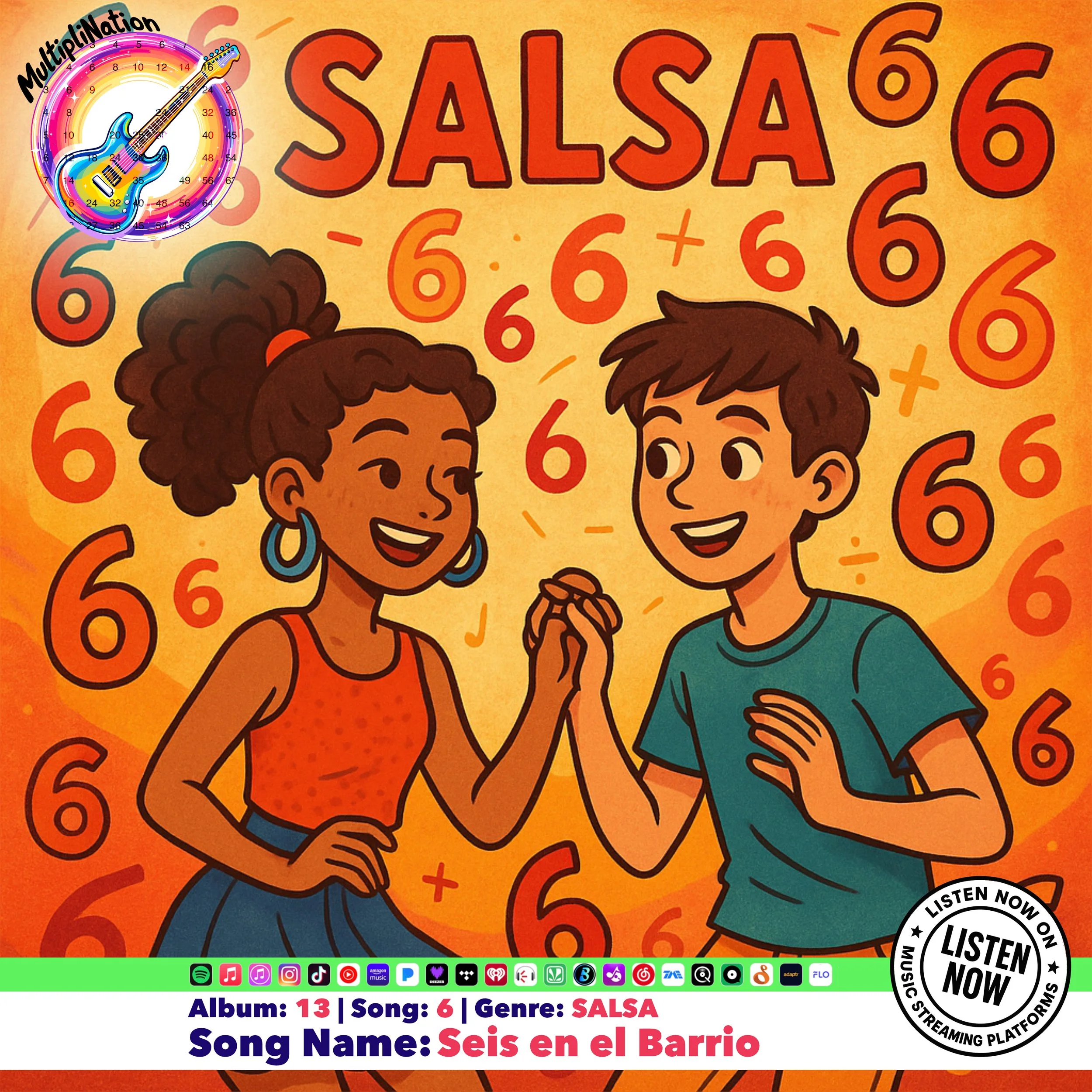 Album 13: Salsa – Song 6: Seis en el Barrio