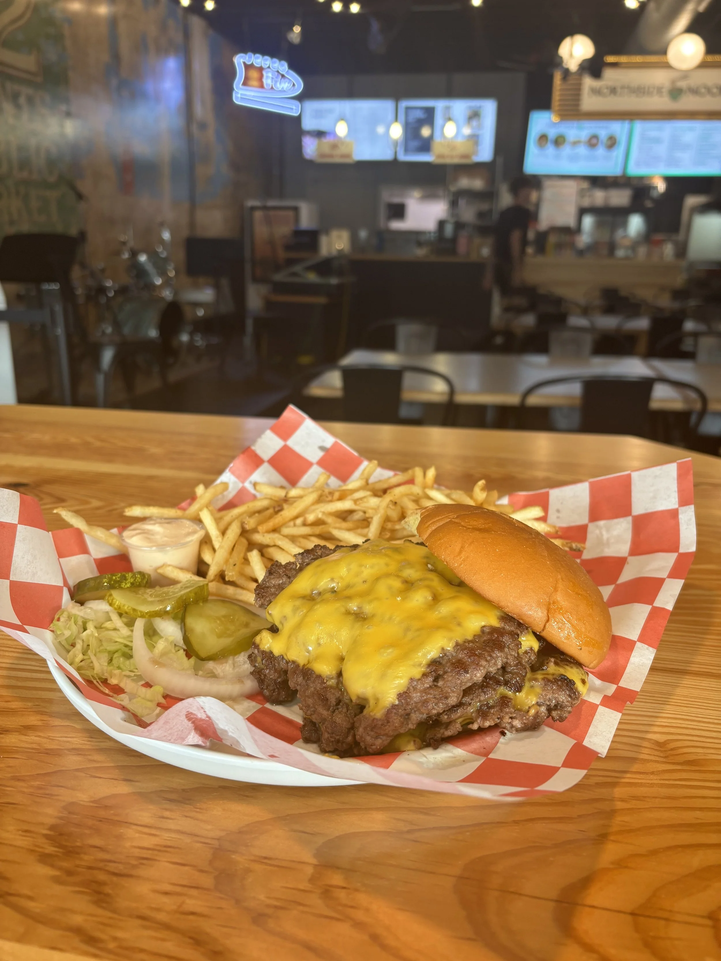 Triple Cheeseburger