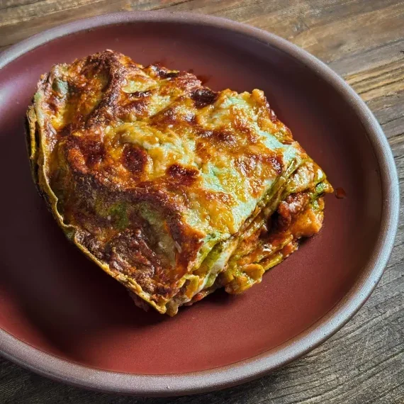 Pork Lasagna w/ Italian Salsa Verde