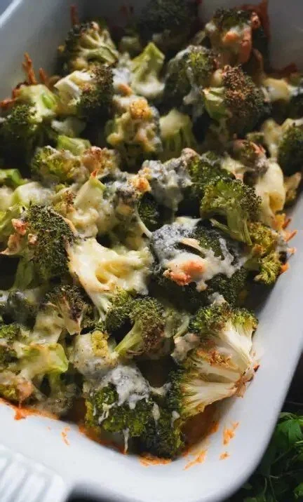 Cheddar Broccoli Au Gratin
