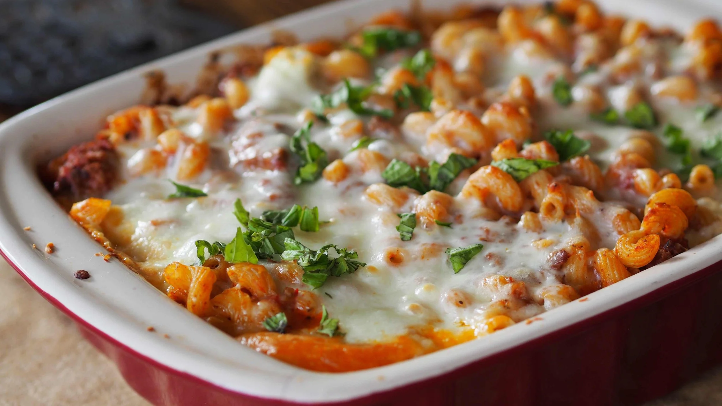 Baked Mostaccioli