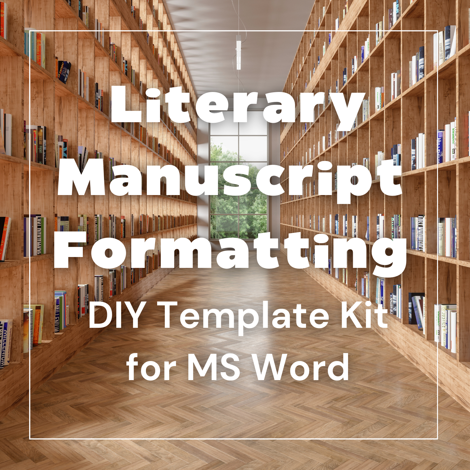 Literary Manuscript Formatting DIY MS Word Template Kit for Authors