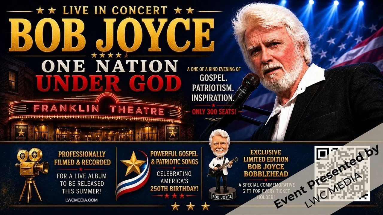 Bob Joyce Announces “One Nation Under God” Concert at Historic Franklin Theatre