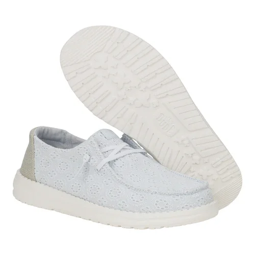 Hey Dude Women's Wendy Eyelet Lace Ancient Blue