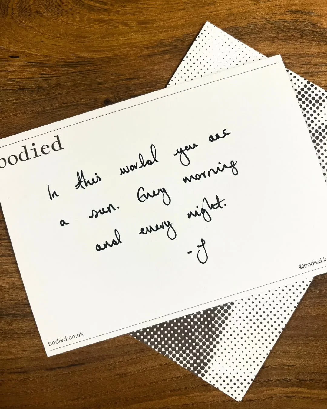 And we're back to our regularly scheduled programming! Honestly, one of our daily highlights is reading the messages you all include in your gift card orders. It's become a sacred ritual for us&mdash;like our morning coffee, but with a splash of feel