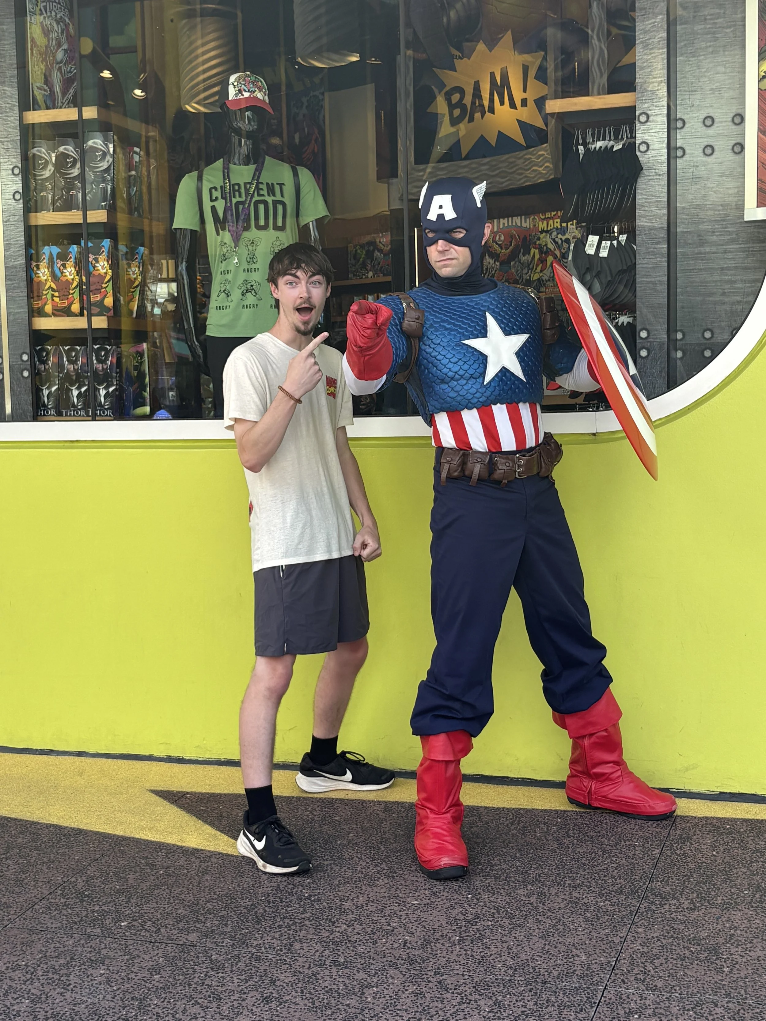 Universal/Disney (Florida in general) will always have a soft spot in my heart... plus I got to meet my favorite superhero, Captain America!