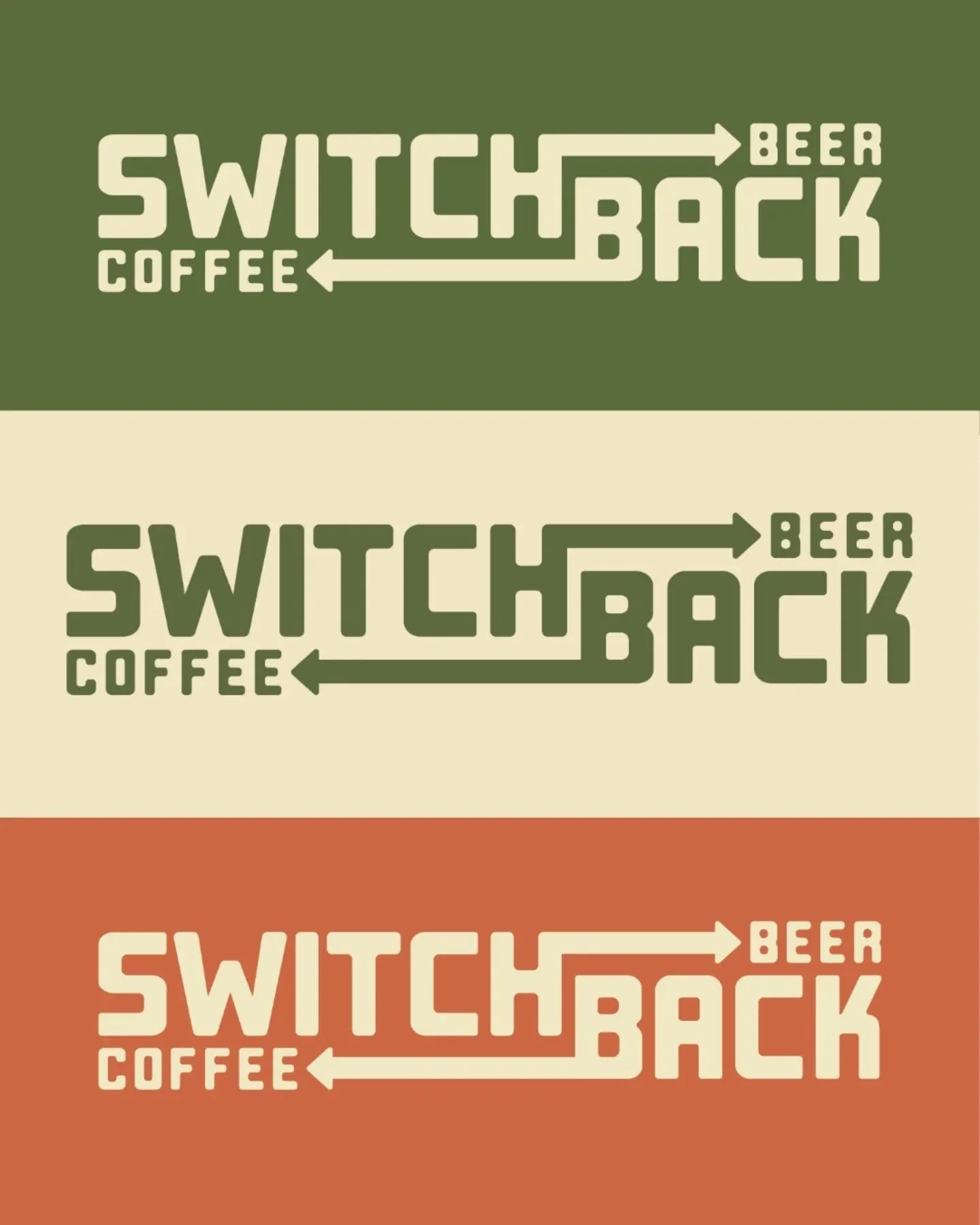 Switchback is about our love of adventure, the outdoors, and connecting back with community over coffee or beer. We brainstormed dozens of names and tried to narrow it down with a march madness bracket. This coincided with a camping trip to Yellowsto