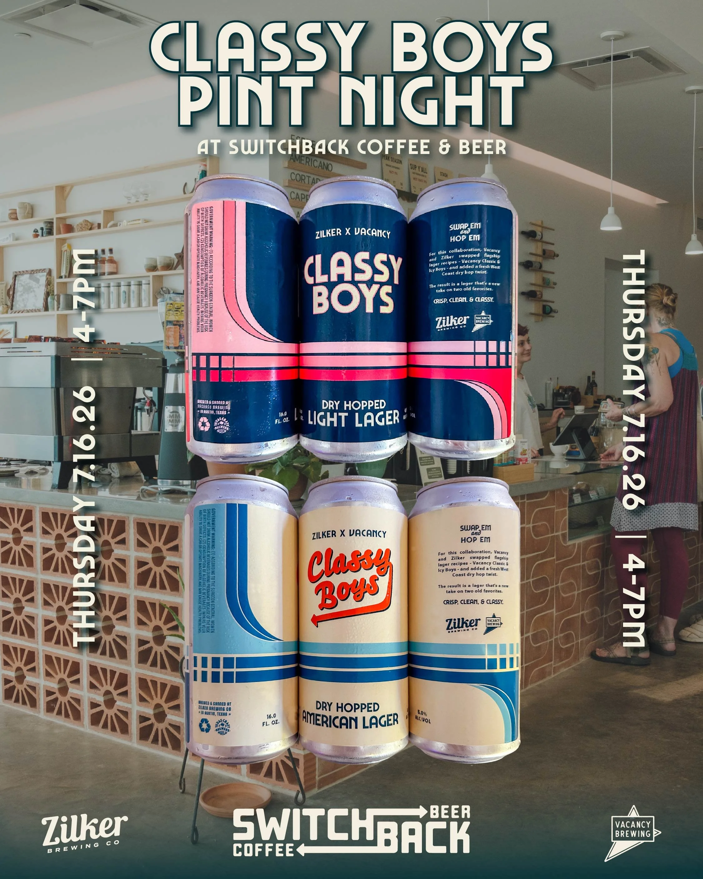 Classy Boys Pint Night