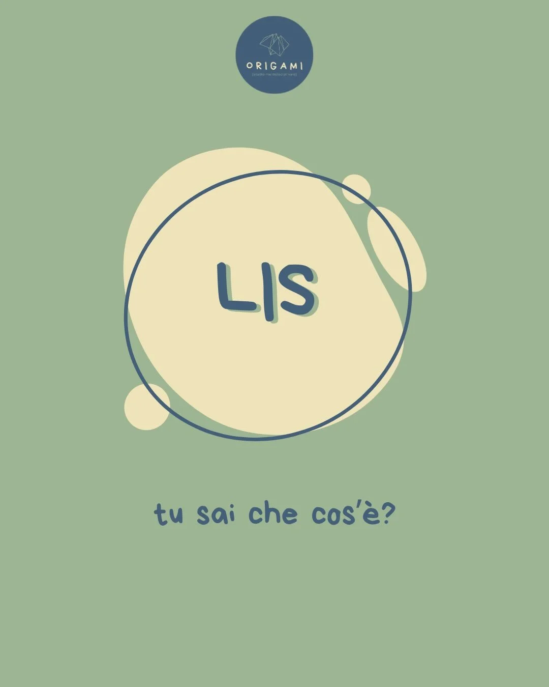 Qualche curiosit&agrave; sulla LIS 🙌🏻

Contatti: 
+39 393 3574754
origamistudio.schiothiene@gmail.com