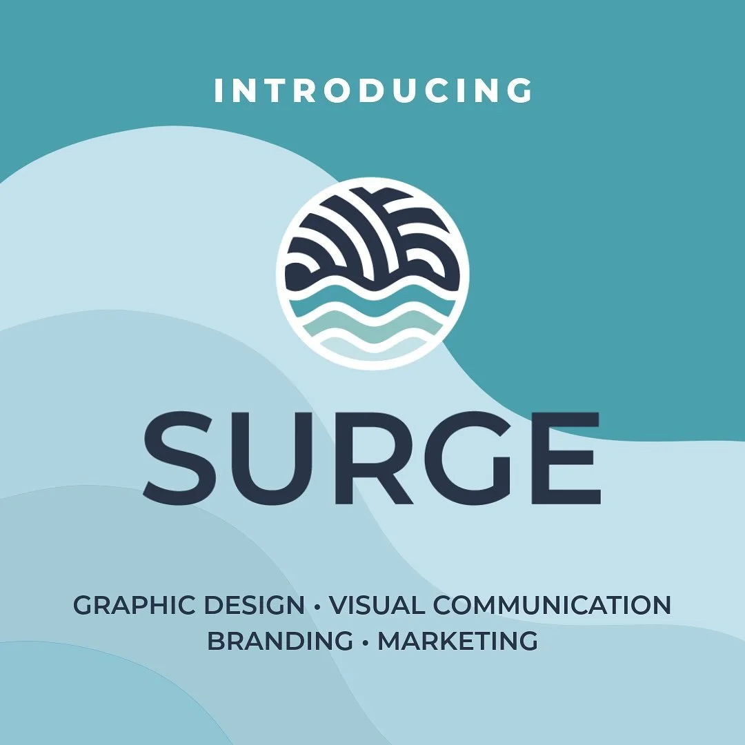 ✨ Introducing Surge ✨
Visual Communication &bull; Branding &bull; Graphic Design

We&rsquo;re live! 🚀
Surge was built to help government organizations, non-profits, and small businesses harness the power of strategic marketing, bold design, and clea
