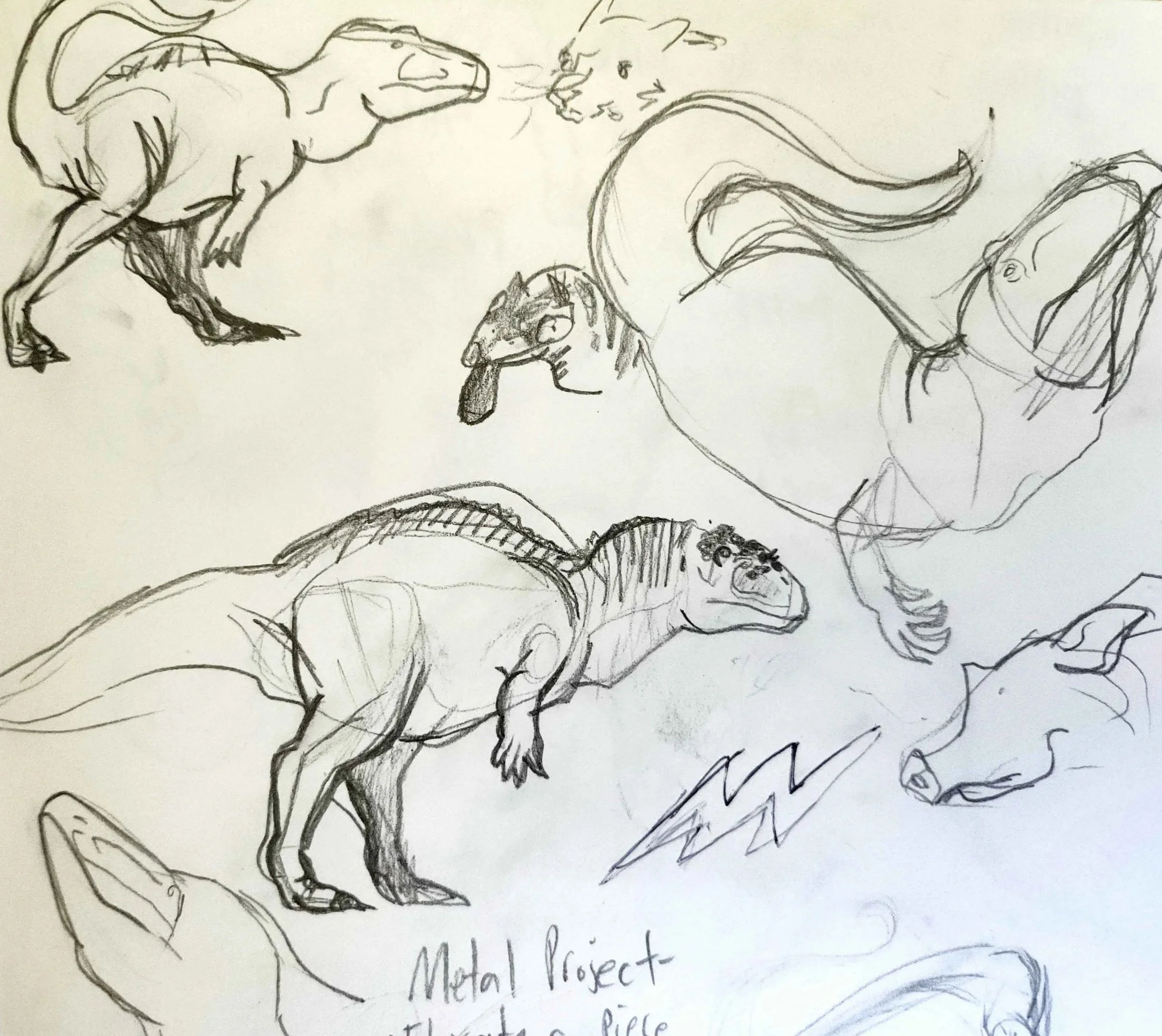 Carcharodontosaurid gestures. 