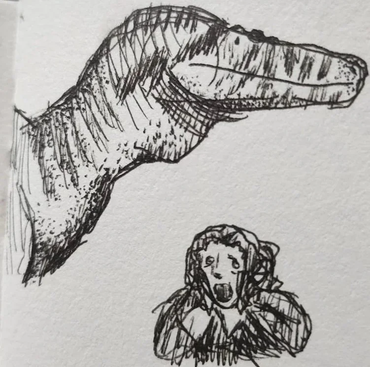 A Suchomimus strikes fear in the hearts of all who look upon it.  