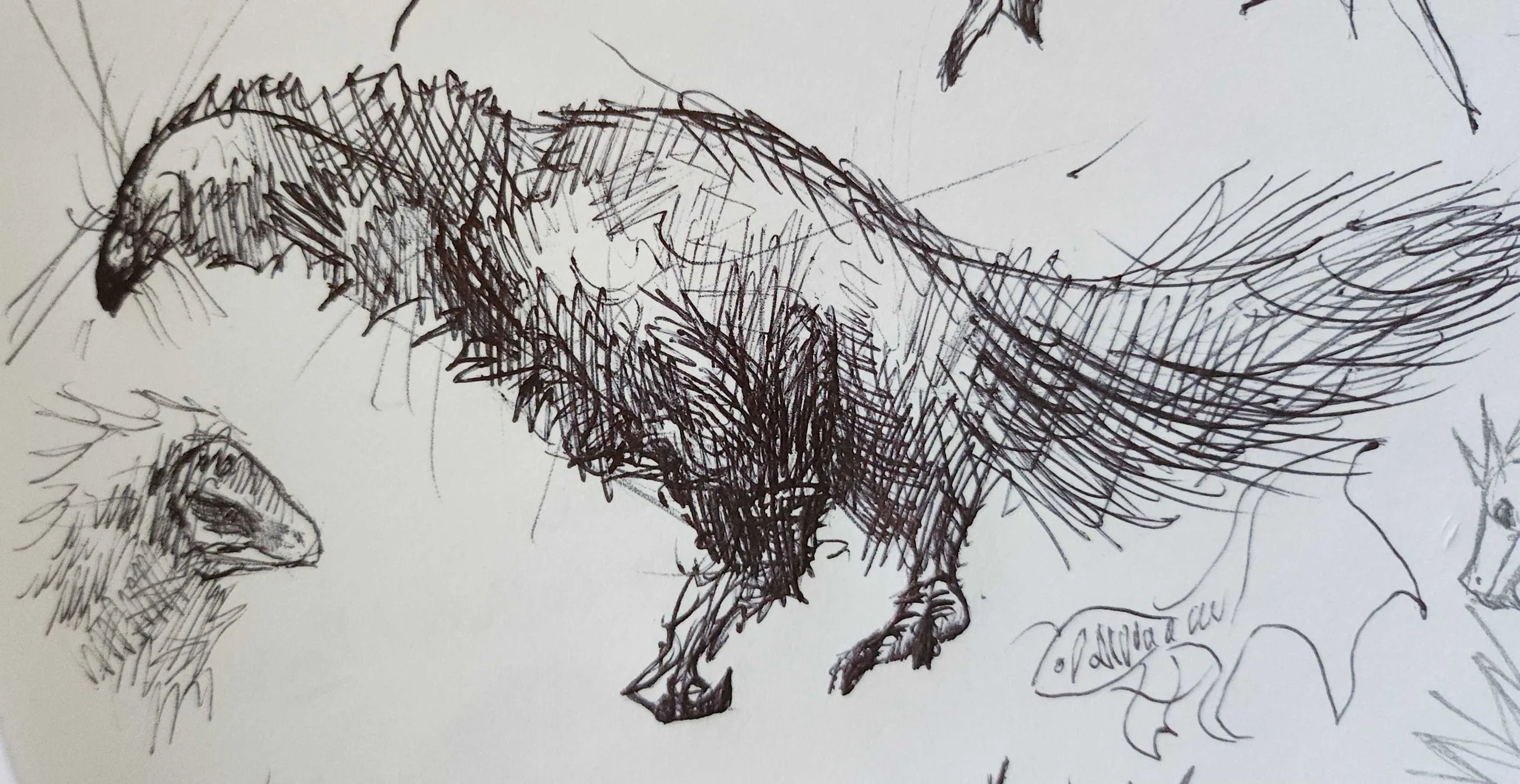 A hunched Therizinosaurus.