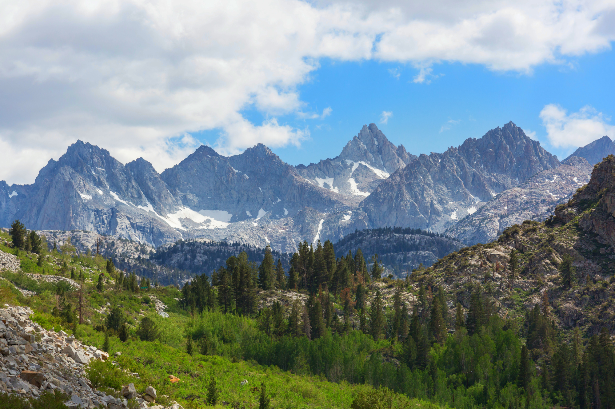 Sierra Nevada Mountains from Bishop, CA