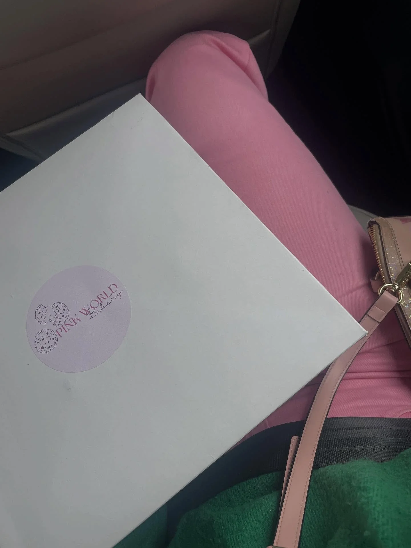 what is a delivery without a photo shoot??? &amp; just you WAIT!!!! until you see what is in the box 🫢😍🍓🍰🍫